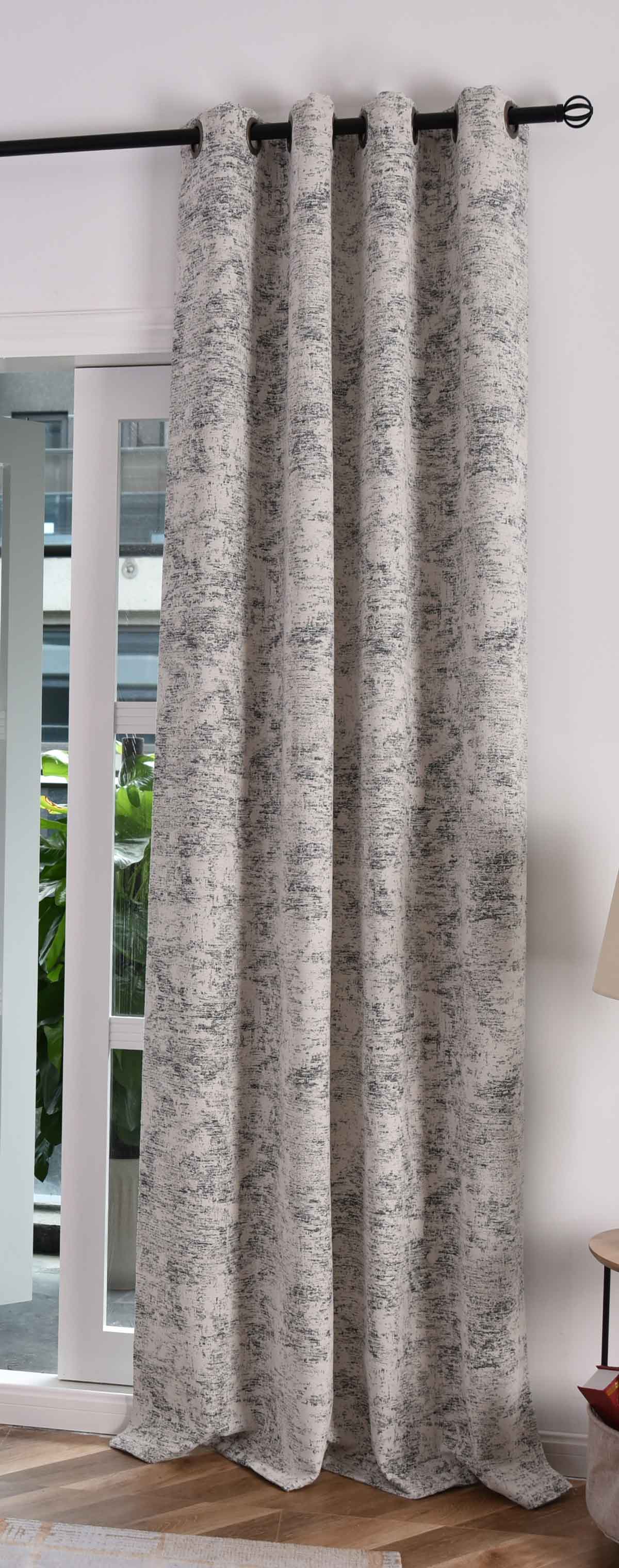 Vorhang Wendevorhang HxB 245x140 cm Creme Schwarz Jacquard-Muster »VENEDIG« Beidseitig Nutzbar Hell/Dunkel Kunststoffösen Flexibles Raumdesign 2023310 Vorhang Vorhang_Wendevorhang_HxB_245x140_cm_Creme_Schwarz_Jacquard-Muster_VENEDIG_Beidseitig_Nutzbar_Hell-Dunkel_Kunststoffosen_Flexibles_Raumdesign_2023310_-_Gardinenbox.de_-_-3695426 | Gardinenbox.de