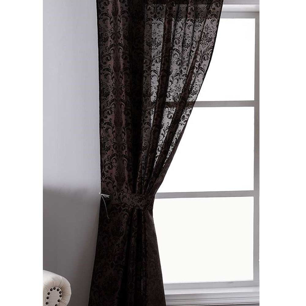Vorhang Wildseide Optik Barock blickdicht Flockfasern Deko gemustert, blickdicht mit verdecktem Schlaufenband 20200 Braun Vorhang Vorhang_Widseide_Optik_Barock_blickdicht_Flockfasern_Deko_gemustert_blickdicht_mit_verdecktem_Schlaufenband_20200_-_Gardinenbox.de_-_-3695515 | Gardinenbox.de