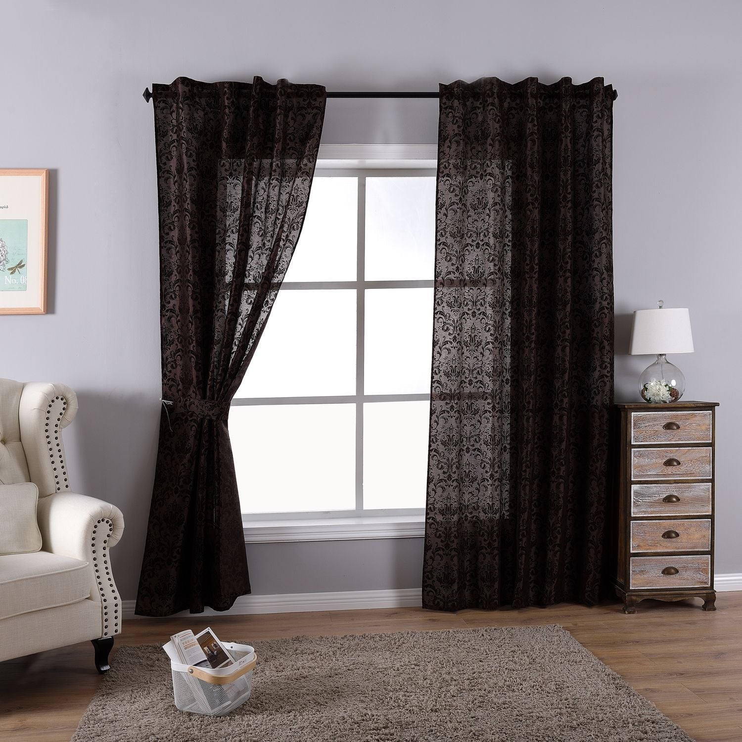 Vorhang Wildseide Optik Barock blickdicht Flockfasern Deko gemustert, blickdicht mit verdecktem Schlaufenband 20200 Vorhang Vorhang_Widseide_Optik_Barock_blickdicht_Flockfasern_Deko_gemustert_blickdicht_mit_verdecktem_Schlaufenband_20200_-_Gardinenbox.de_-_-3695520 | Gardinenbox.de