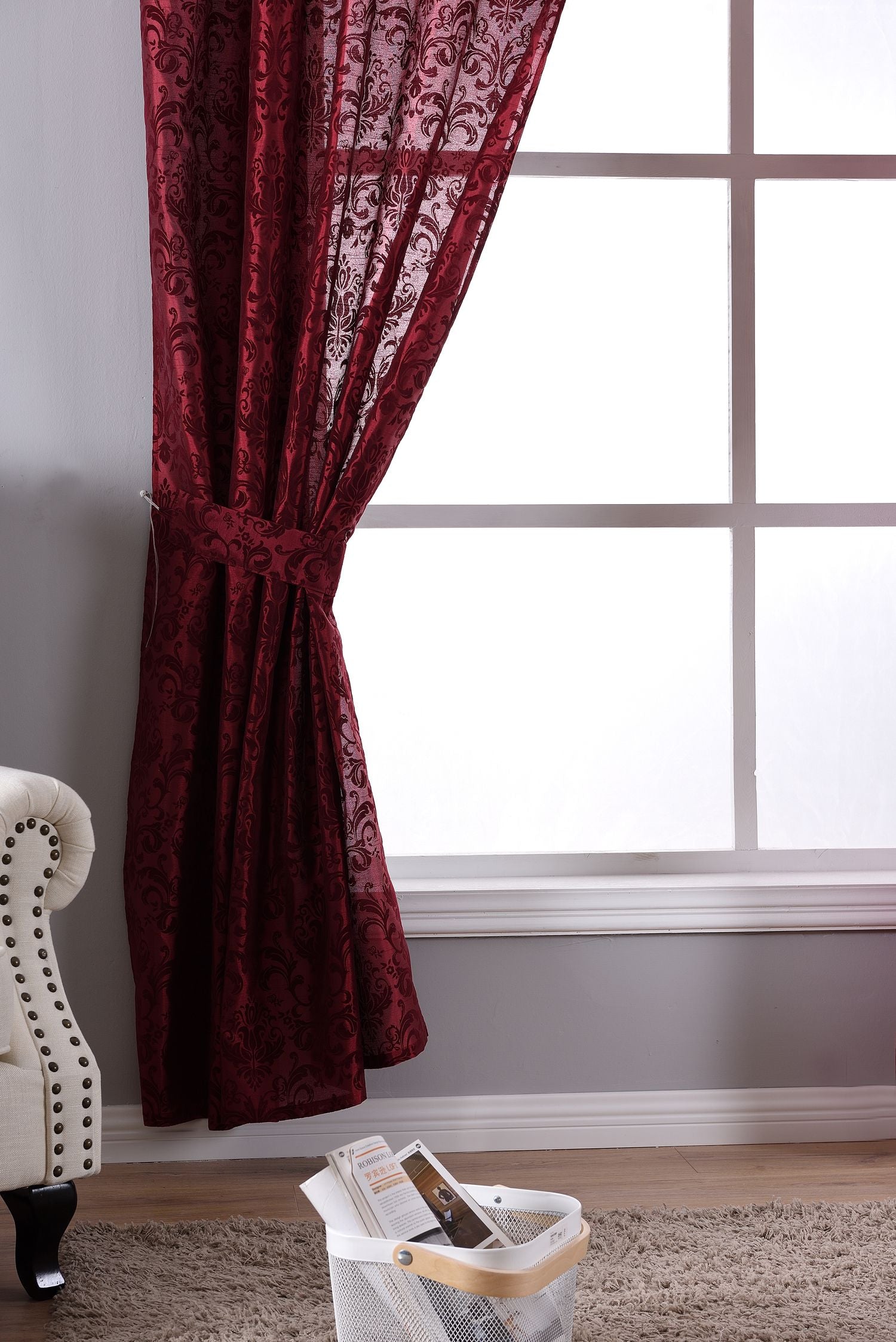 Vorhang Wildseide Optik Barock blickdicht Flockfasern Deko gemustert, blickdicht mit verdecktem Schlaufenband 20200 Vorhang Vorhang_Widseide_Optik_Barock_blickdicht_Flockfasern_Deko_gemustert_blickdicht_mit_verdecktem_Schlaufenband_20200_-_Gardinenbox.de_-_-3695611 | Gardinenbox.de