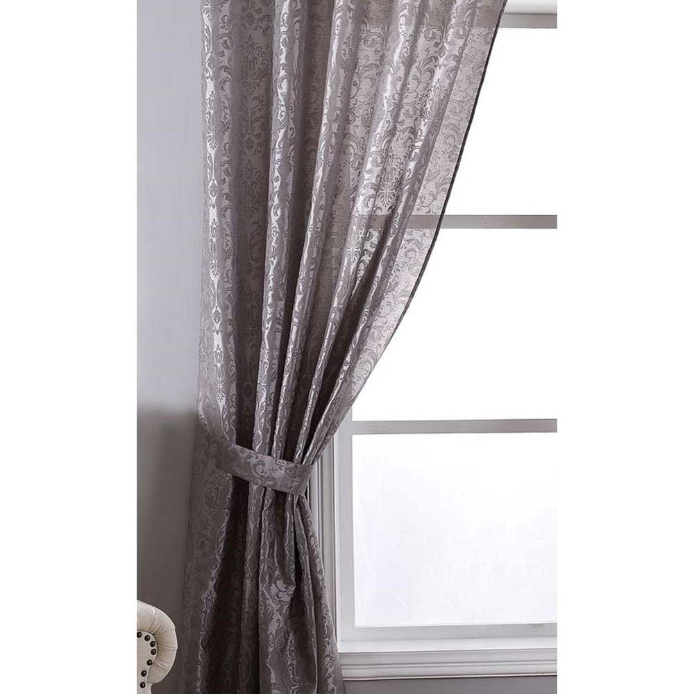 Vorhang Wildseide Optik Barock blickdicht Flockfasern Deko gemustert, blickdicht mit verdecktem Schlaufenband 20200 Grau Vorhang Vorhang_Widseide_Optik_Barock_blickdicht_Flockfasern_Deko_gemustert_blickdicht_mit_verdecktem_Schlaufenband_20200_-_Gardinenbox.de_-_-3695620 | Gardinenbox.de