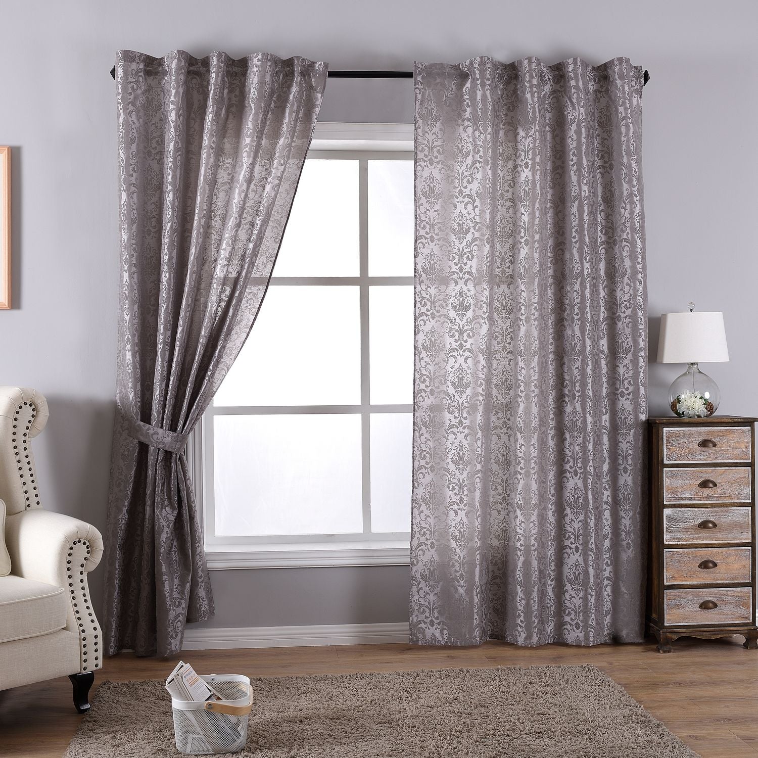 Vorhang Wildseide Optik Barock blickdicht Flockfasern Deko gemustert, blickdicht mit verdecktem Schlaufenband 20200 Vorhang Vorhang_Widseide_Optik_Barock_blickdicht_Flockfasern_Deko_gemustert_blickdicht_mit_verdecktem_Schlaufenband_20200_-_Gardinenbox.de_-_-3695624 | Gardinenbox.de