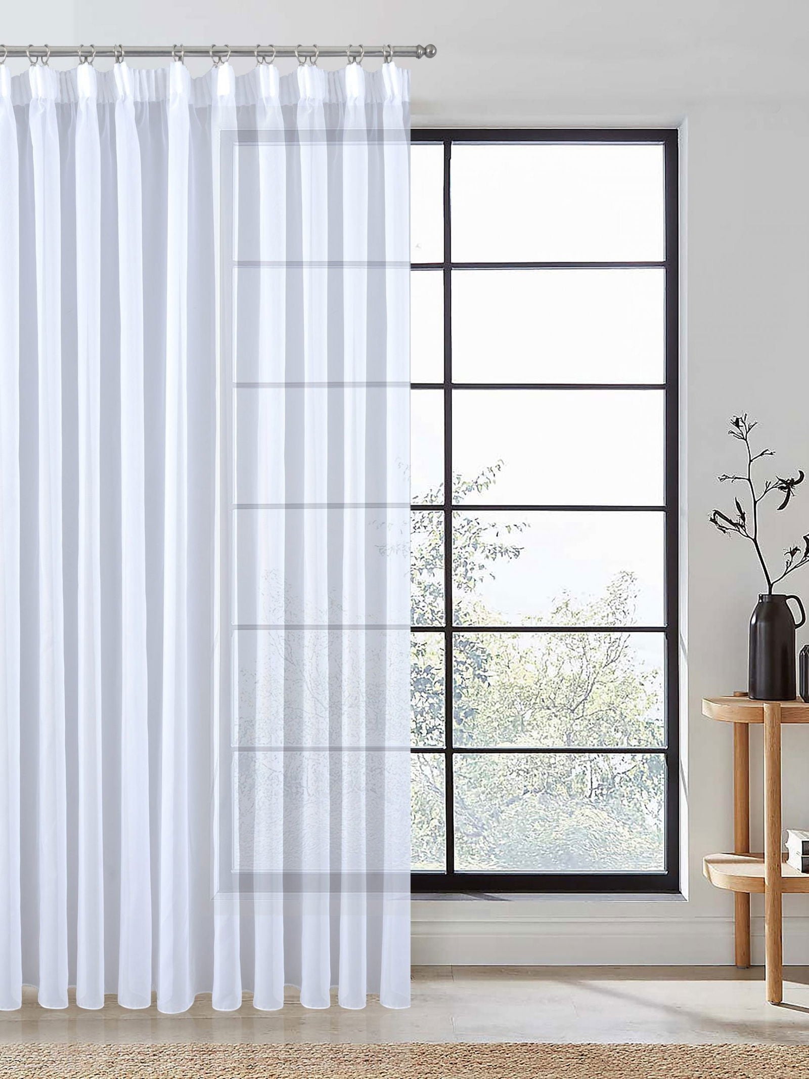 Weiße Voile Gardine dicht gewebt transparent Bleibandabschluss Tunneldurchzug 8 cm Gardinenband maschinenwaschbar verschiedene Größen 610011N Gardinenschal Weisse_Voile_Gardine_dicht_gewebt_transparent_Bleibandabschluss_Tunneldurchzug_8_cm_Gardinenband_maschinenwaschbar_verschiedene_Grossen_610011N_-_Gardinenbox.de_-_-3695790 | Gardinenbox.de