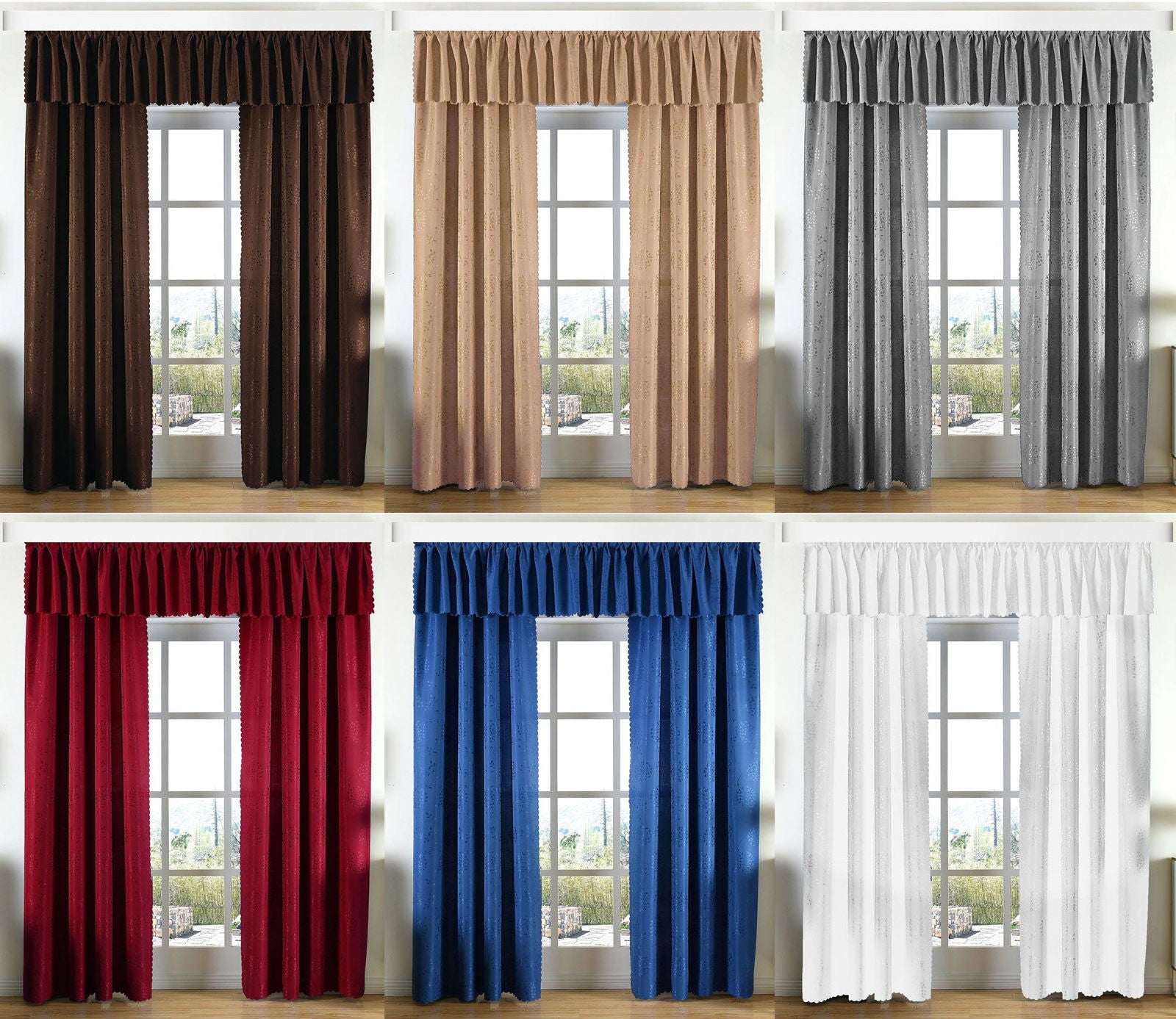 Yasmin Damast Gardinen Set, 5 Teile, eingenähtes Kräuselband bewährte Jacquard Qualität, blickdicht 20107 Vorhang Set Yasmin_Damast_Gardinen_Set_5_Teile_eingenahtes_Krauselband_bewahrte_Jacquard_Qualitat_blickdicht_20107_-_Gardinenbox.de_-_-3696074 | Gardinenbox.de