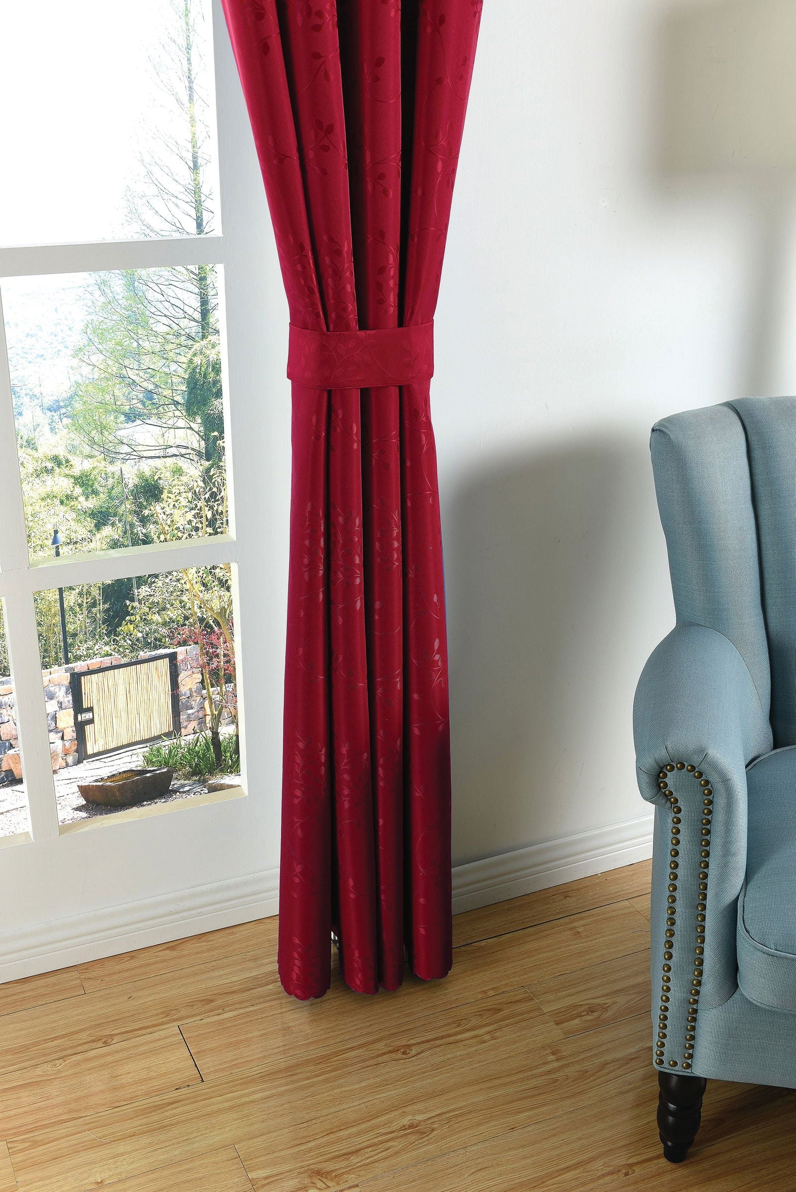 Yasmin Damast Gardinen Set, 5 Teile, eingenähtes Kräuselband bewährte Jacquard Qualität, blickdicht 20107 Vorhang Set Yasmin_Damast_Gardinen_Set_5_Teile_eingenahtes_Krauselband_bewahrte_Jacquard_Qualitat_blickdicht_20107_-_Gardinenbox.de_-_-3696078 | Gardinenbox.de