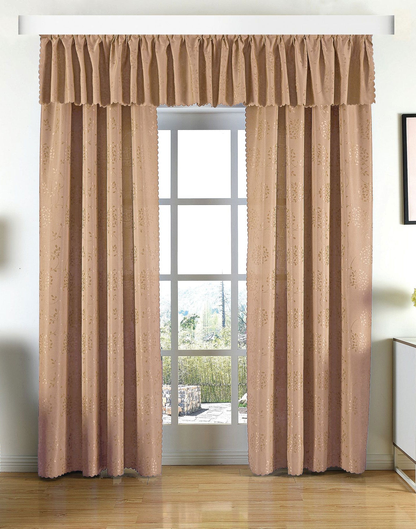 Yasmin Damast Gardinen Set, 5 Teile, eingenähtes Kräuselband bewährte Jacquard Qualität, blickdicht 20107 Frappe Vorhang Set Yasmin_Damast_Gardinen_Set_5_Teile_eingenahtes_Krauselband_bewahrte_Jacquard_Qualitat_blickdicht_20107_-_Gardinenbox.de_-_-3696122 | Gardinenbox.de