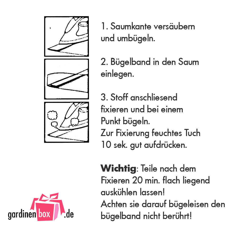 Verdunkelungsvorhang »Milano« Samt blickdicht Schlaufenband Tunneldurchzug Blackout Bügelband kürzbar 20357 Vorhang Set bu_gelband_2 | Gardinenbox.de