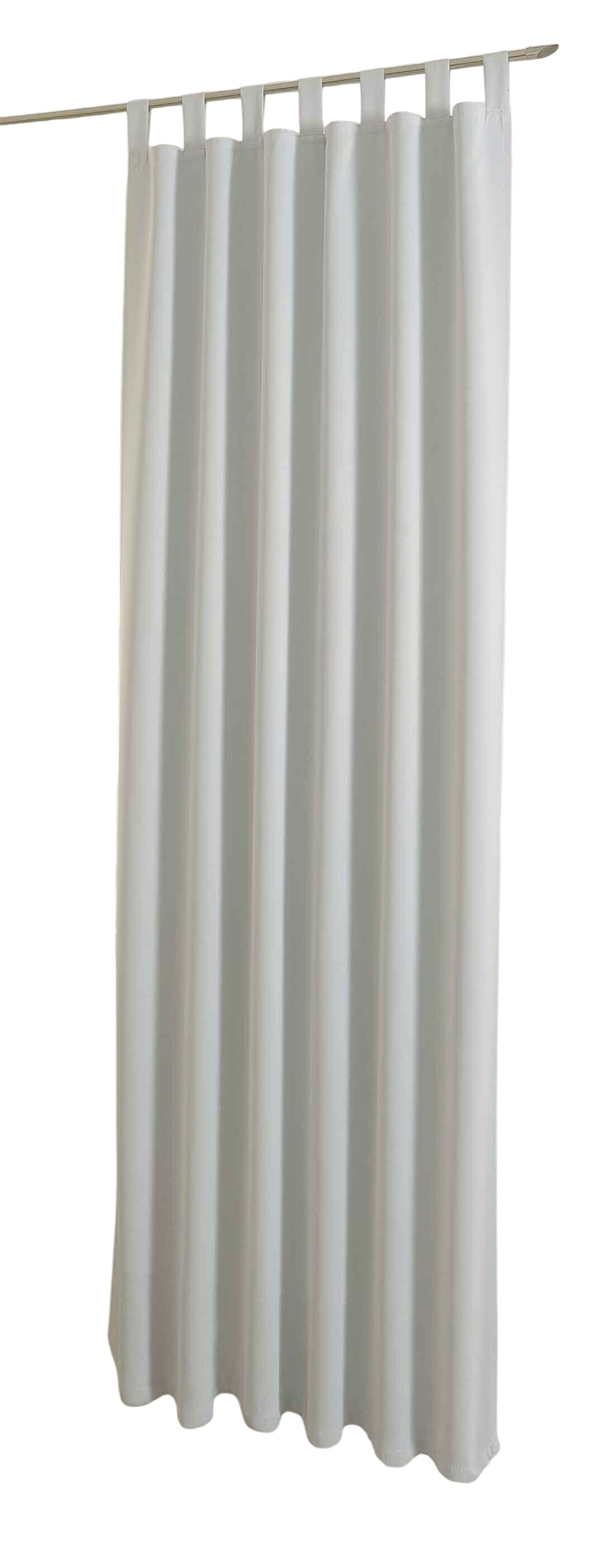 Verdunkelungsvorhang Schlaufen »Stein« HxB 245x135 cm Stein Blackout Matt Uni Kräuselband 20610X Vorhang verdunkelungsvorhang-stein-detaillierte-ansicht-vorhangfalten | Gardinenbox.de