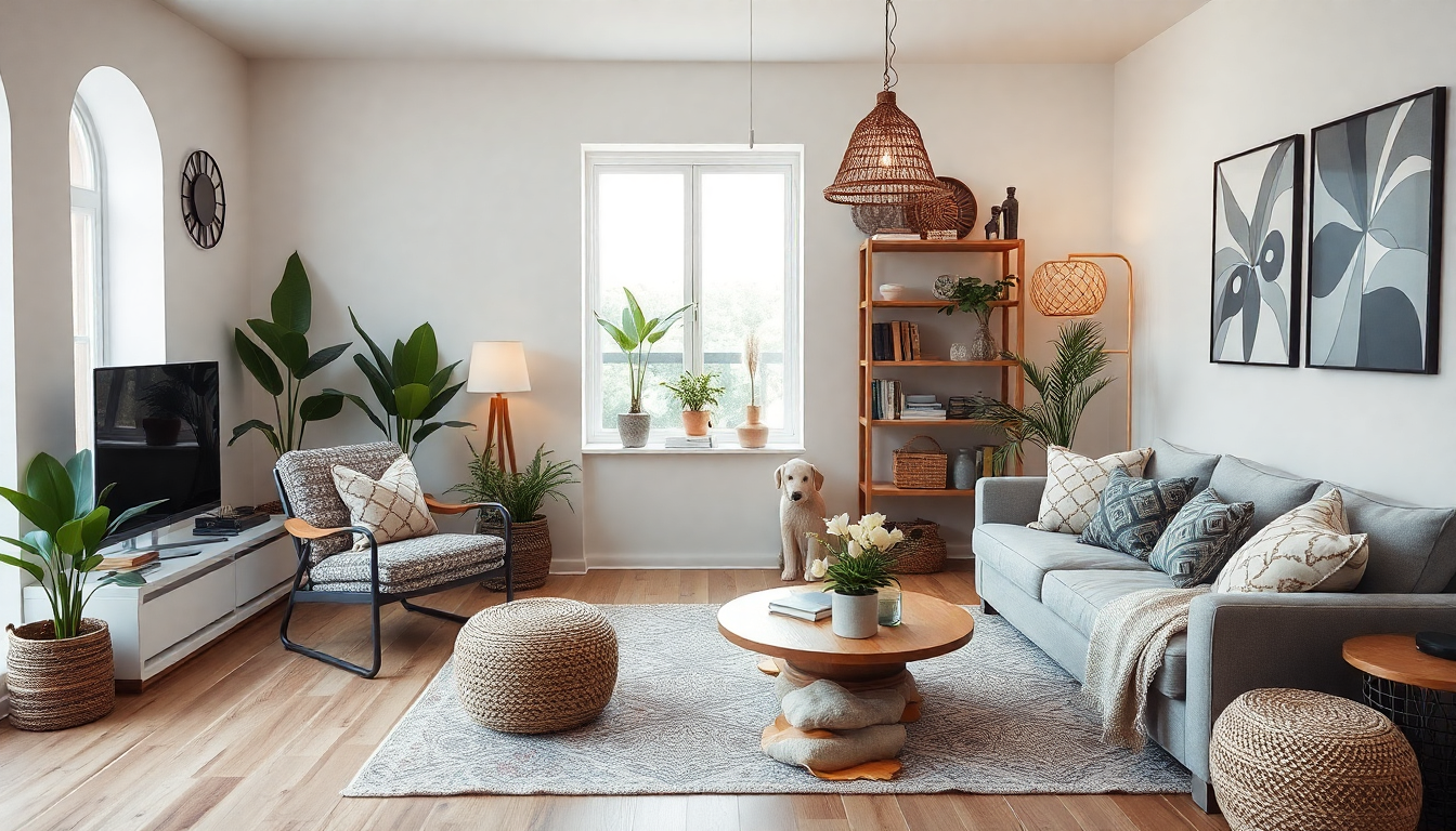 living room boho | Gardinenbox.de