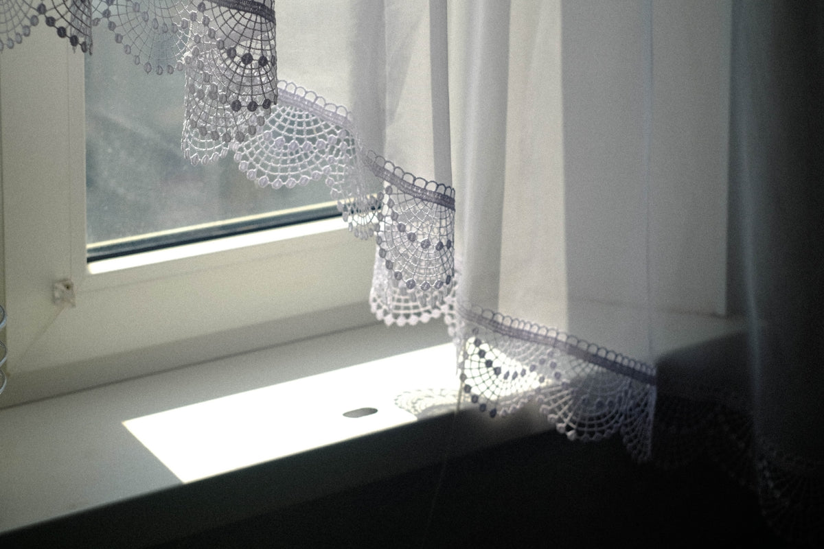 a lamp on a table