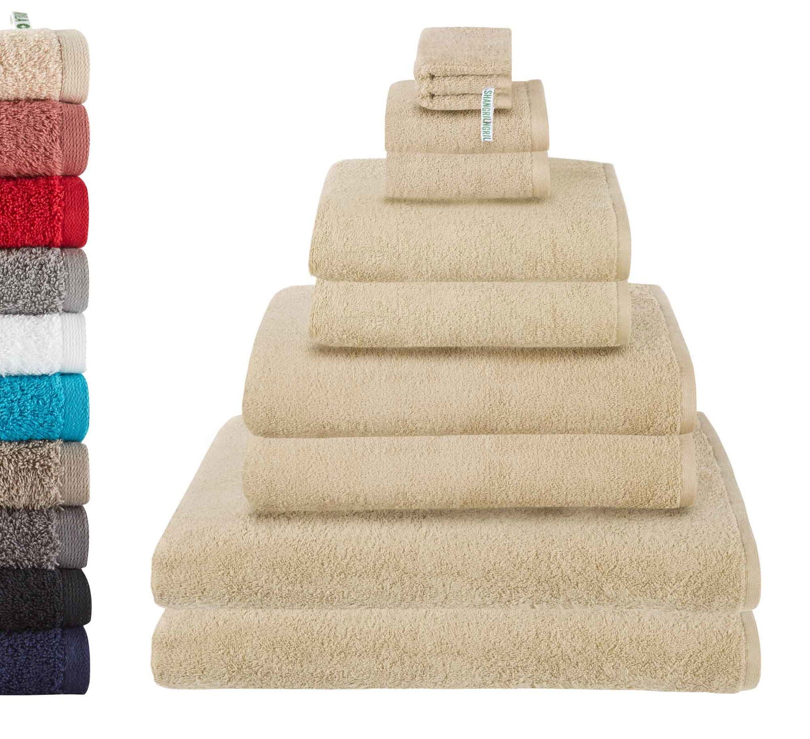 10er Set 2 Waschhandschuhe 15x20 cm 2 Gästetücher 30x50 2 Handtücher 50x100 cm 2 Badetücher BxL 70x140 cm 2 Saunatücher 100x150 cm »Montreal« 100% Bio Baumwolle 2020100-1-2-3-4-10er Beige 15x20, 30x50, 50x100, 70x140, 100x150 cm Frottee 10er_Set_2_Waschhandschuhe_15x20_cm_2_Gastetucher_30x50_2_Handtucher_50x100_cm_2_Badetucher_BxL_70x140_cm_2_Saunatucher_100x150_cm_Montreal_100_Bio_Baumwolle_2020100-1-2-3-4-10er_861d86b9-924e-4a6b-8830-83b0ede8ef2e | Gardinenbox.de