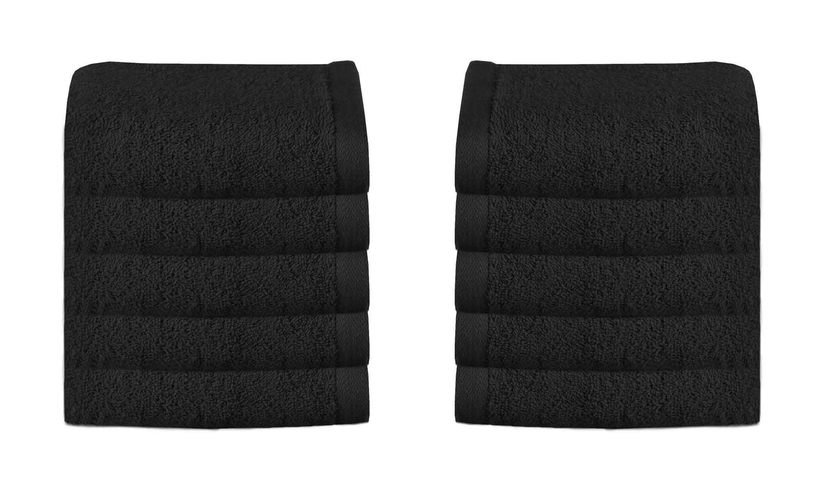 10er Set Gästetücher Frottee Premium Qualität »Montreal« 500 g/m² 100% Bio Baumwolle Kuschelig Made in Green 2020101-10 Schwarz Frottee 10er_Set_Gastetucher_Frottee_Premium_Qualitat_Montreal_500_g-m_100_Bio_Baumwolle_Kuschelig_Made_in_Green_2020101-10_-_Gardinenbox.de_-_-3667207 | Gardinenbox.de