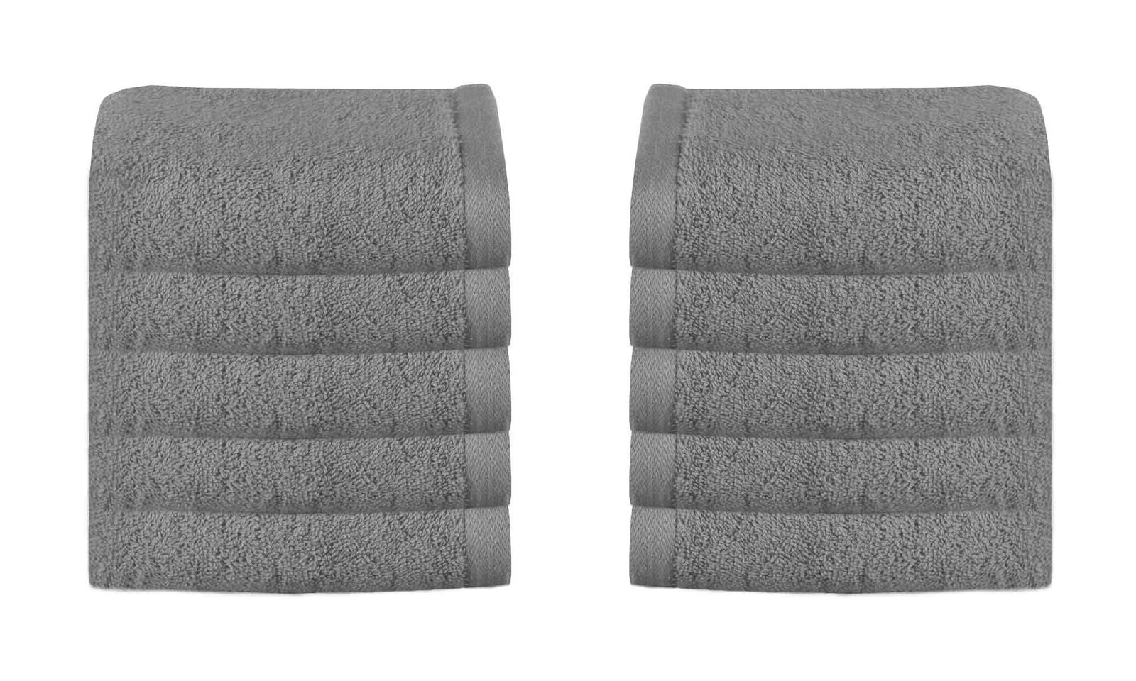 10er Set Gästetücher Frottee Premium Qualität »Montreal« 500 g/m² 100% Bio Baumwolle Kuschelig Made in Green 2020101-10 Grau Frottee 10er_Set_Gastetucher_Frottee_Premium_Qualitat_Montreal_500_g-m_100_Bio_Baumwolle_Kuschelig_Made_in_Green_2020101-10_-_Gardinenbox.de_-_-3667300 | Gardinenbox.de