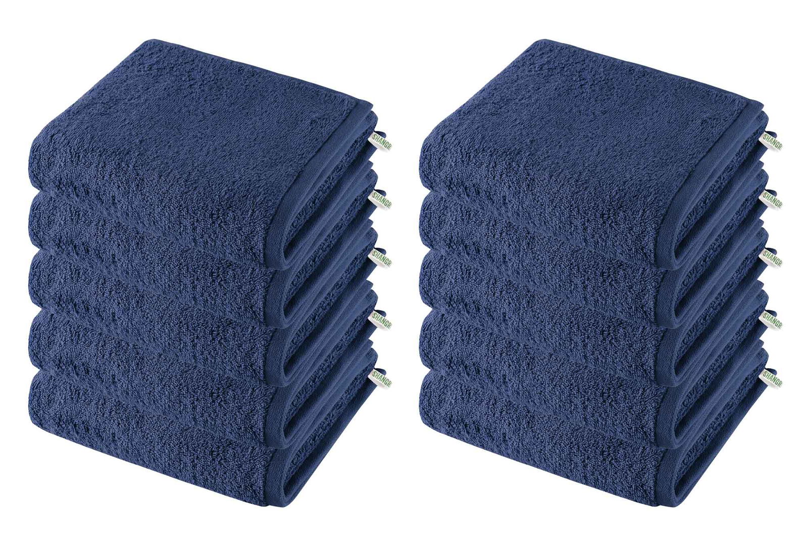 10er Set Handtücher Premium Qualität »Montreal« 500 g/m² 100% Bio Baumwolle Made in Green 2020102-10 Dunkelblau Frottee 10er_Set_Handtucher_Premium_Qualitat_Montreal_500_g-m_100_Bio_Baumwolle_Made_in_Green_2020102-10_-_Gardinenbox.de_-_-3667396 | Gardinenbox.de