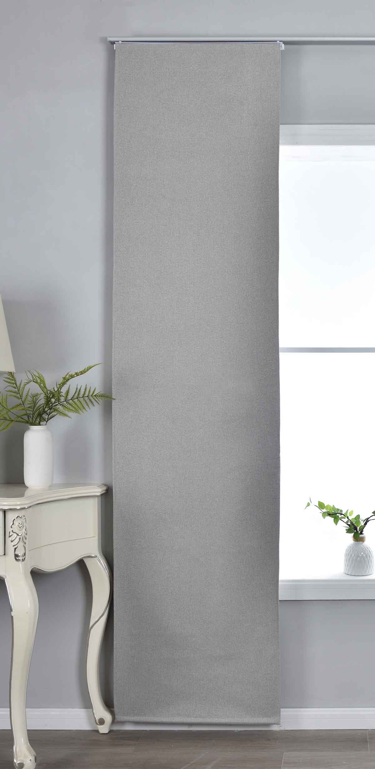 Flächenvorhang mit Paneelwagen 100% Verdunkelung Blackout »München Dark« Paneelwagen Dreischichtige Bindung 202410P Sand Schiebegardine 202410Psand_e4f5ab53-a49d-4cbc-a8a6-364b00de33af | Gardinenbox.de