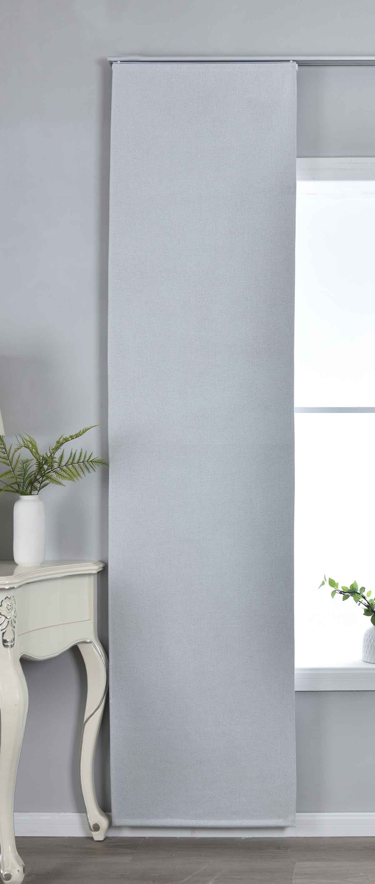 Flächenvorhang mit Paneelwagen 100% Verdunkelung Blackout »München Dark« Paneelwagen Dreischichtige Bindung 202410P Stein Schiebegardine 202410Pstein_56500a1d-df5d-4745-a003-ec0aba6e4433 | Gardinenbox.de