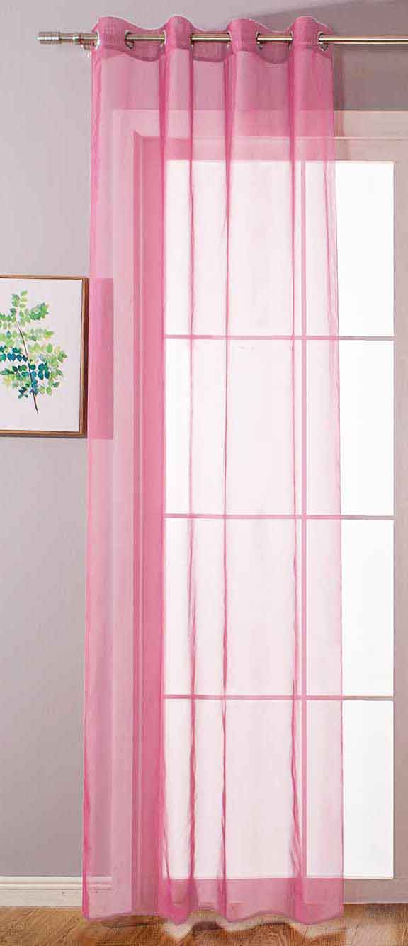 Ösenvorhang Transparent »Uni« Gardine Stores Vorhang Ösen Bleibandabschluß Wohnzimmer 20332-cn