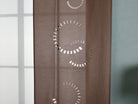 2er-Pack Schiebegardine Flächenvorhang Avila Lasercut Wildseide Optik Voile  cm (HxB) inkl. Paneelwagen und Beschwerungsstangen 165610 - Gardinenbox.de - 