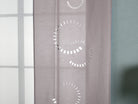 2er-Pack Schiebegardine Flächenvorhang Avila Lasercut Wildseide Optik Voile  cm (HxB) inkl. Paneelwagen und Beschwerungsstangen 165610 - Gardinenbox.de - 