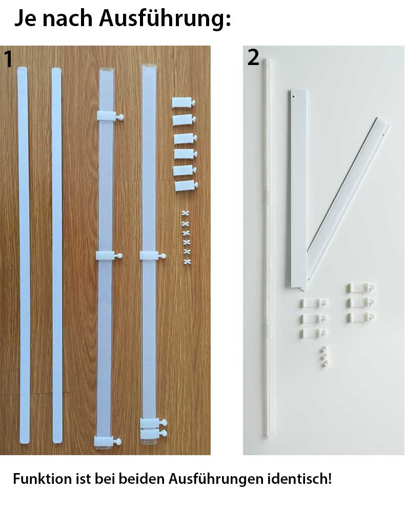 2er-Pack Schiebegardine Flächenvorhang Avila Lasercut Wildseide Optik Voile  cm (HxB) inkl. Paneelwagen und Beschwerungsstangen 165610 - Gardinenbox.de - 