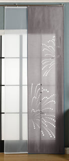 2er-Pack Schiebegardine Flächenvorhang Rodez Lasercut Wildseide Optik Voile cm (HxB) inkl. Paneelwagen und Beschwerungsstangen 165640 Grau Schiebegardine 2er-Pack_Schiebegardine_Flachenvorhang_Rodez_Lasercut_Wildseide_Optik_Voile_cm_HxB_inkl._Paneelwagen_und_Beschwerungsstangen_165640_-_Gardinenbox.de_-_-3675313 | Gardinenbox.de