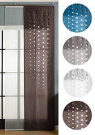 2er-Pack Schiebegardine Flächenvorhang Toledo Lasercut Wildseide Optik Voile  cm (HxB) inkl. Paneelwagen und Beschwerungsstangen 165660 - Gardinenbox.de - 