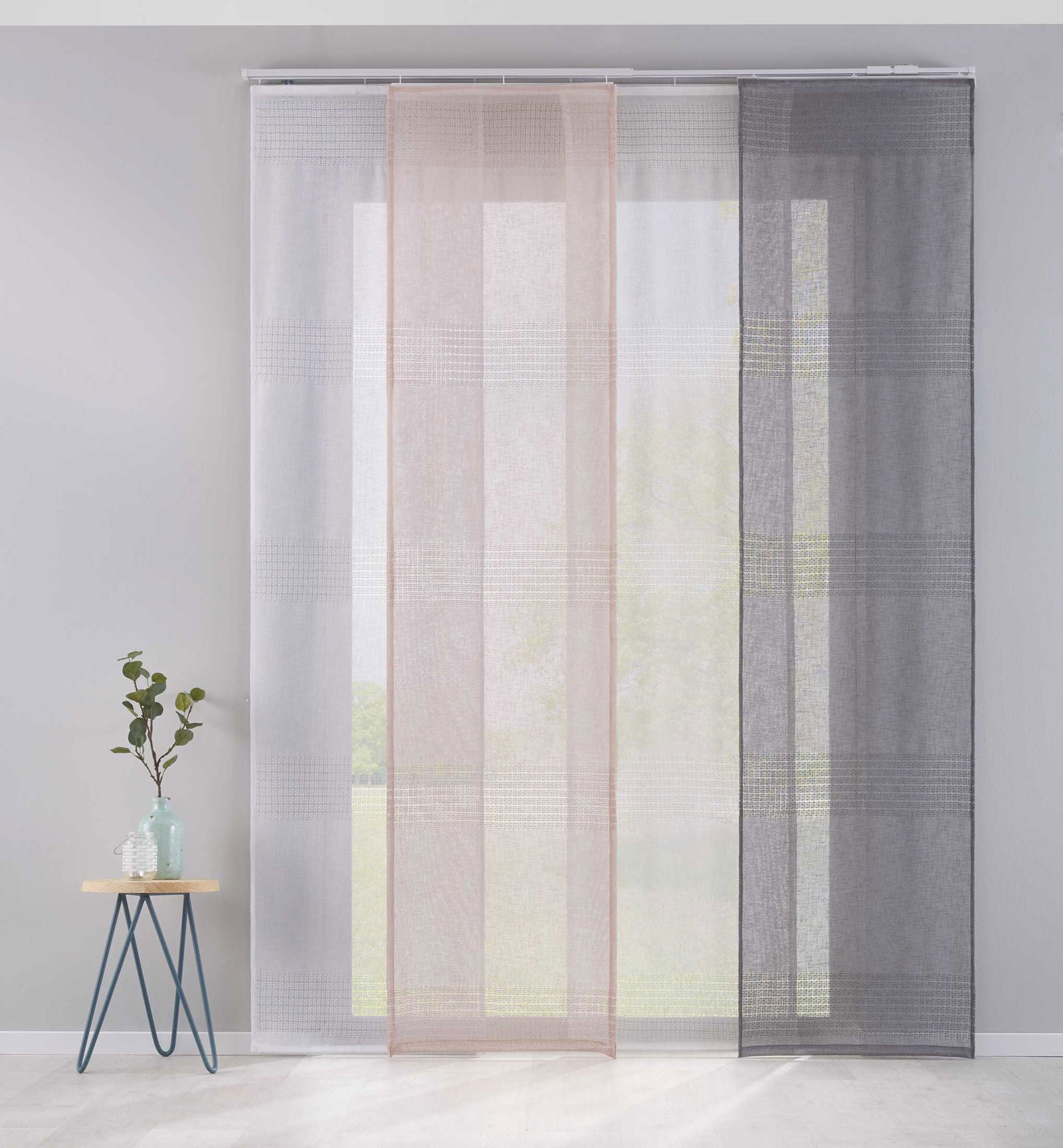 2er Set Flächenvorhänge Schiebegardinen Voile »Sanremo« Landhaus-Stil Querstreifen Leinen Häkel Optik Netzstruktur Paneelwagen 20190342-2 Schiebegardine 2er_Set_Flachenvorhange_Schiebegardinen_Voile_Sanremo_Landhaus-Stil_Querstreifen_Leinen_Hakel_Optik_Netzstruktur_Paneelwagen_20190342-2_-_Gardinenbox.de_-_-3670806 | Gardinenbox.de