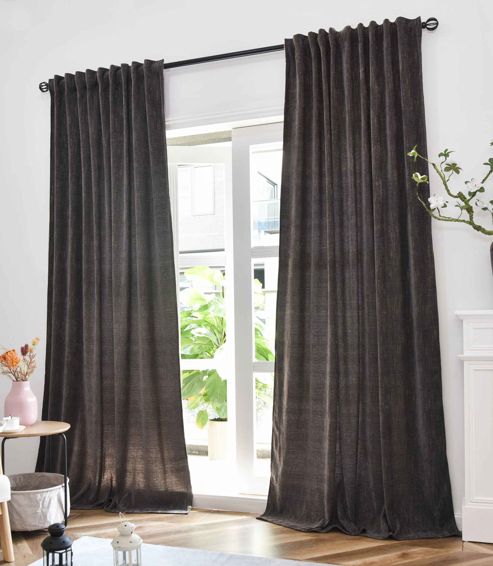 2er Set Jacquard Vorhänge mit Lurex-Effektgarn »HAVANNA« Multiband-Aufhängung: Luxus für Ihr Zuhause 2023340-2 Braun Gold Vorhang Set 2er_Set_Jacquard_Vorhange_mit_Lurex-Effektgarn_HAVANNA_Multiband-Aufhangung_Luxus_fur_Ihr_Zuhause_2023340-2_-_Gardinenbox.de_-_-3671708 | Gardinenbox.de