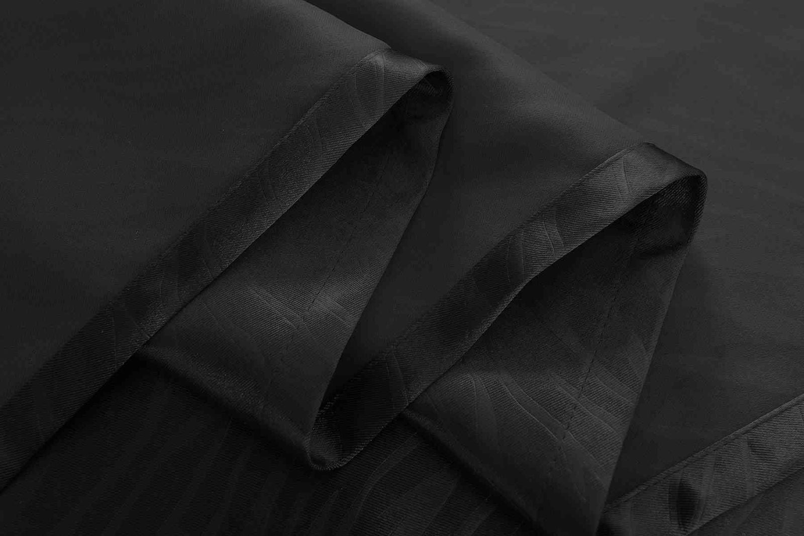 2er Set Satin Verdunkelung Vorhänge Emboss Reliefprägung bemustert Vorhang Gardine 20370-380 - Gardinenbox.de - 