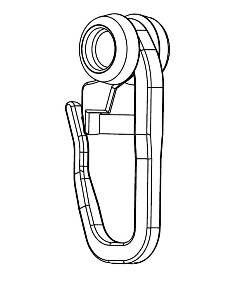 100 Gardinenröllchen, Rollringe, Universalhaken, Gardinengleiter - Leise und Effiziente Gleiter für Innenlaufschienen und -stangen | Made in Germany | Ø8mm x 8mm x 27mm 20231000