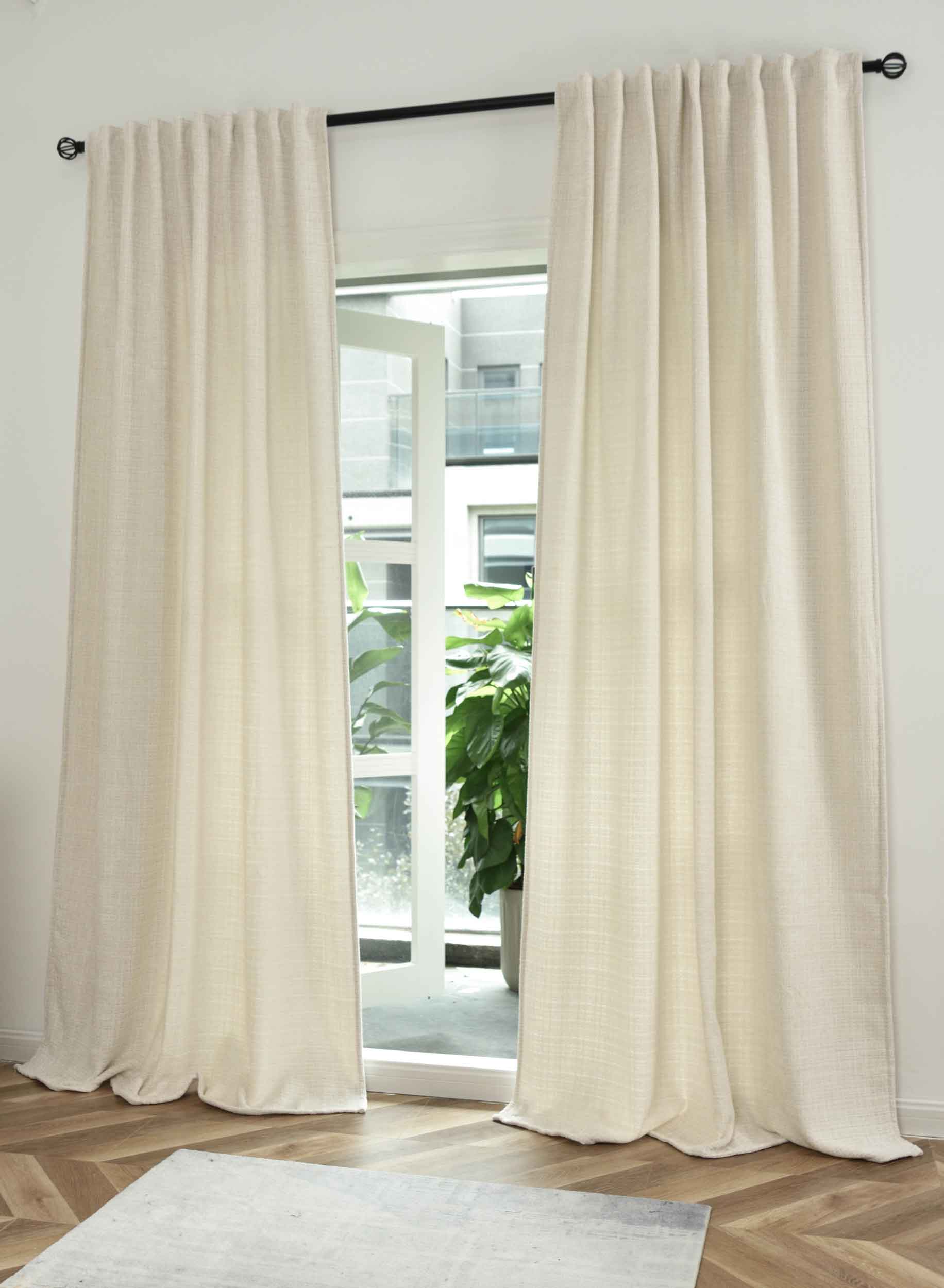 2er Set Vorhänge Chenille Jacquard »RIGA« mit Multiband-Aufhängung Luxuriöser Stil für Ihr Zuhause 2023500-2 Beige Vorhang Set 47595891458312_b3d0ef2a-2ae4-4e49-8b22-7323bea71e98 | Gardinenbox.de
