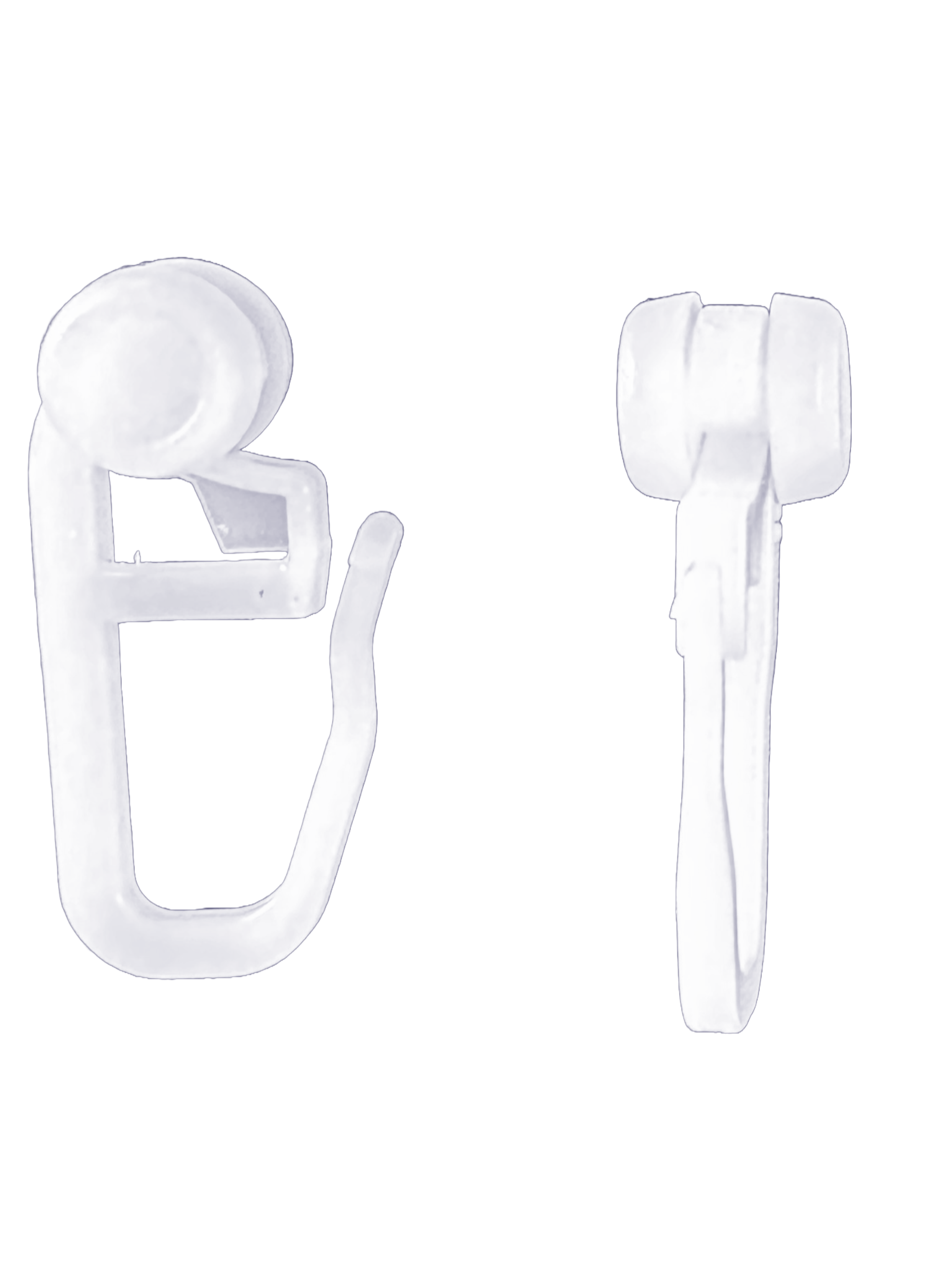 100 Gardinenröllchen, Rollringe, Universalhaken, Gardinengleiter - Leise und Effiziente Gleiter für Innenlaufschienen und -stangen | Made in Germany | Ø8mm x 8mm x 27mm 20231000 Gardinen Zubehör 49340487926024_685a4140-2ba5-4ba6-b932-b7d1105592d4 | Gardinenbox.de