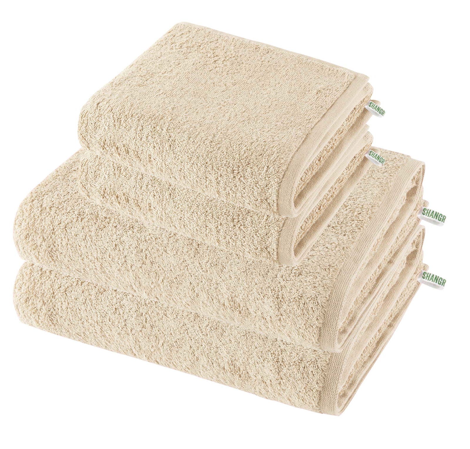 4er Set 2 Handtücher 50x100 cm 2 Saunatücher 100x150 cm Premium Qualität »Montreal« Bio Baumwolle Nachhaltig 2020102-4set Beige Frottee 4er_Set_2_Handtucher_50x100_cm_2_Saunatucher_100x150_cm_Premium_Qualitat_Montreal_Bio_Baumwolle_Nachhaltig_2020102-4set_-_Gardinenbox.de_-_-3676238 | Gardinenbox.de