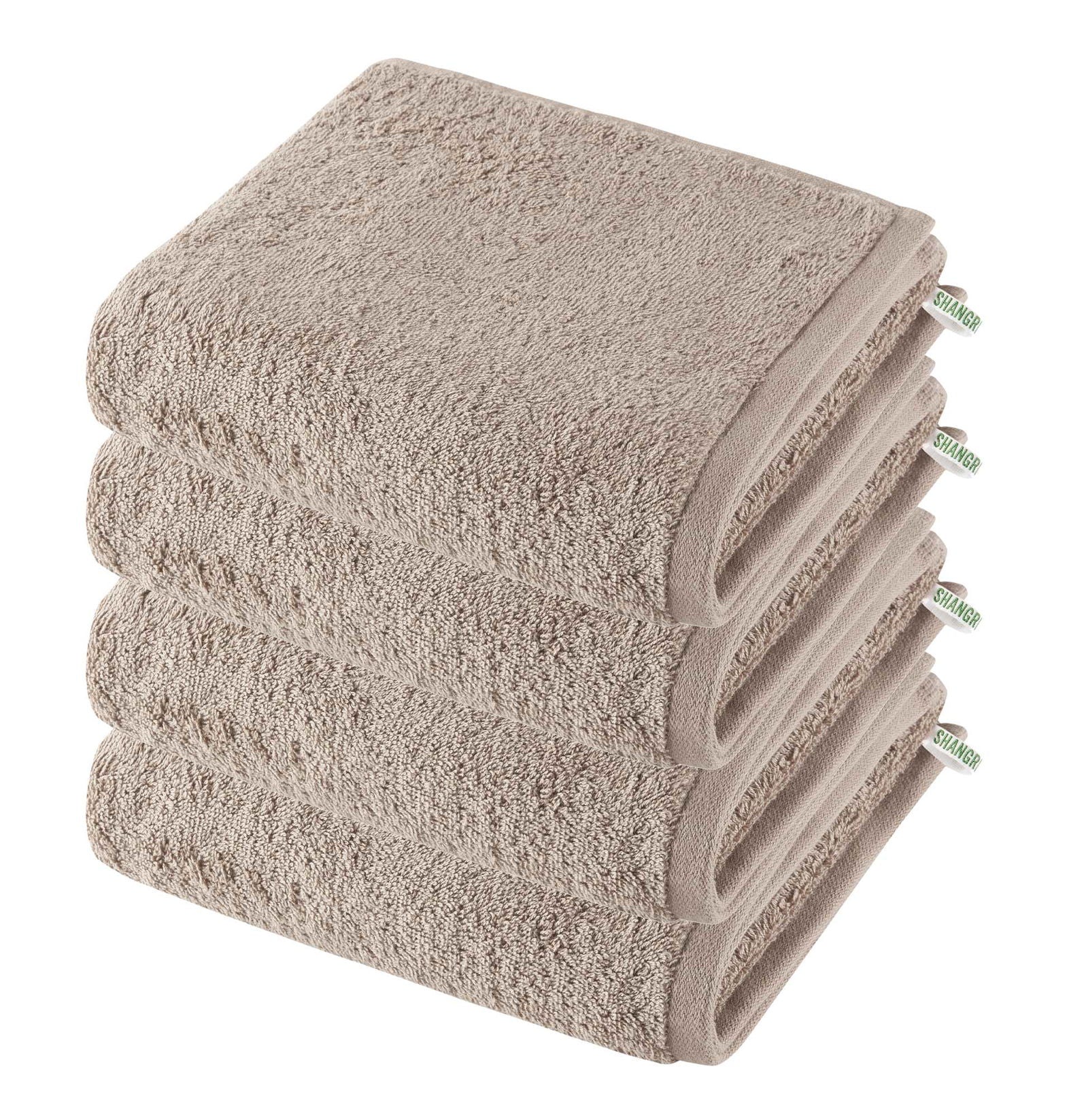 4er Set Handtücher Premium Qualität »Montreal« 500 g/m² 100% Bio Baumwolle Made in Green 2020102-4 Taupe Frottee 4er_Set_Handtucher_Premium_Qualitat_Montreal_500_g-m_100_Bio_Baumwolle_Made_in_Green_2020102-4_-_Gardinenbox.de_-_-3676743 | Gardinenbox.de