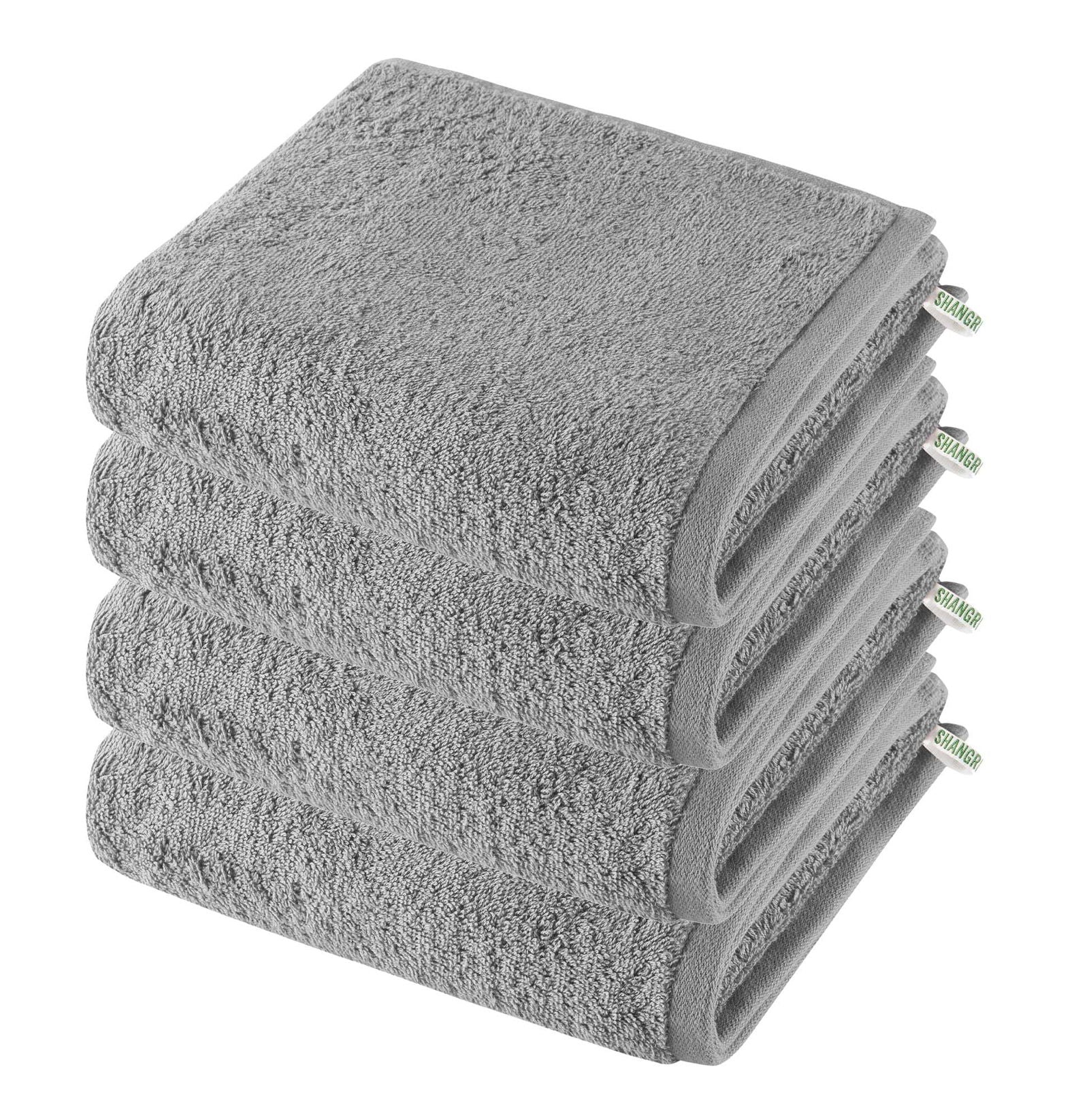 4er Set Handtücher Premium Qualität »Montreal« 500 g/m² 100% Bio Baumwolle Made in Green 2020102-4 Grau Frottee 4er_Set_Handtucher_Premium_Qualitat_Montreal_500_g-m_100_Bio_Baumwolle_Made_in_Green_2020102-4_-_Gardinenbox.de_-_-3676829 | Gardinenbox.de