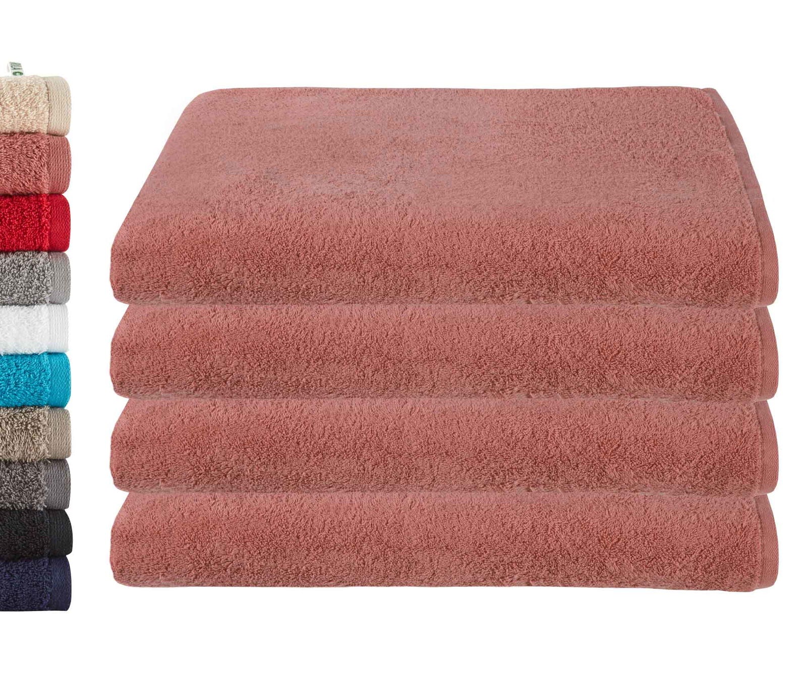 4er Set Saunatücher Frottee »Montreal« 500 g/m² 100% Bio Baumwolle Made in Green 2020104-4er Altrosa Frottee 4er_Set_Saunatucher_Frottee_Montreal_500_g-m_100_Bio_Baumwolle_Made_in_Green_2020104-4er_-_Gardinenbox.de_-_-3676918 | Gardinenbox.de