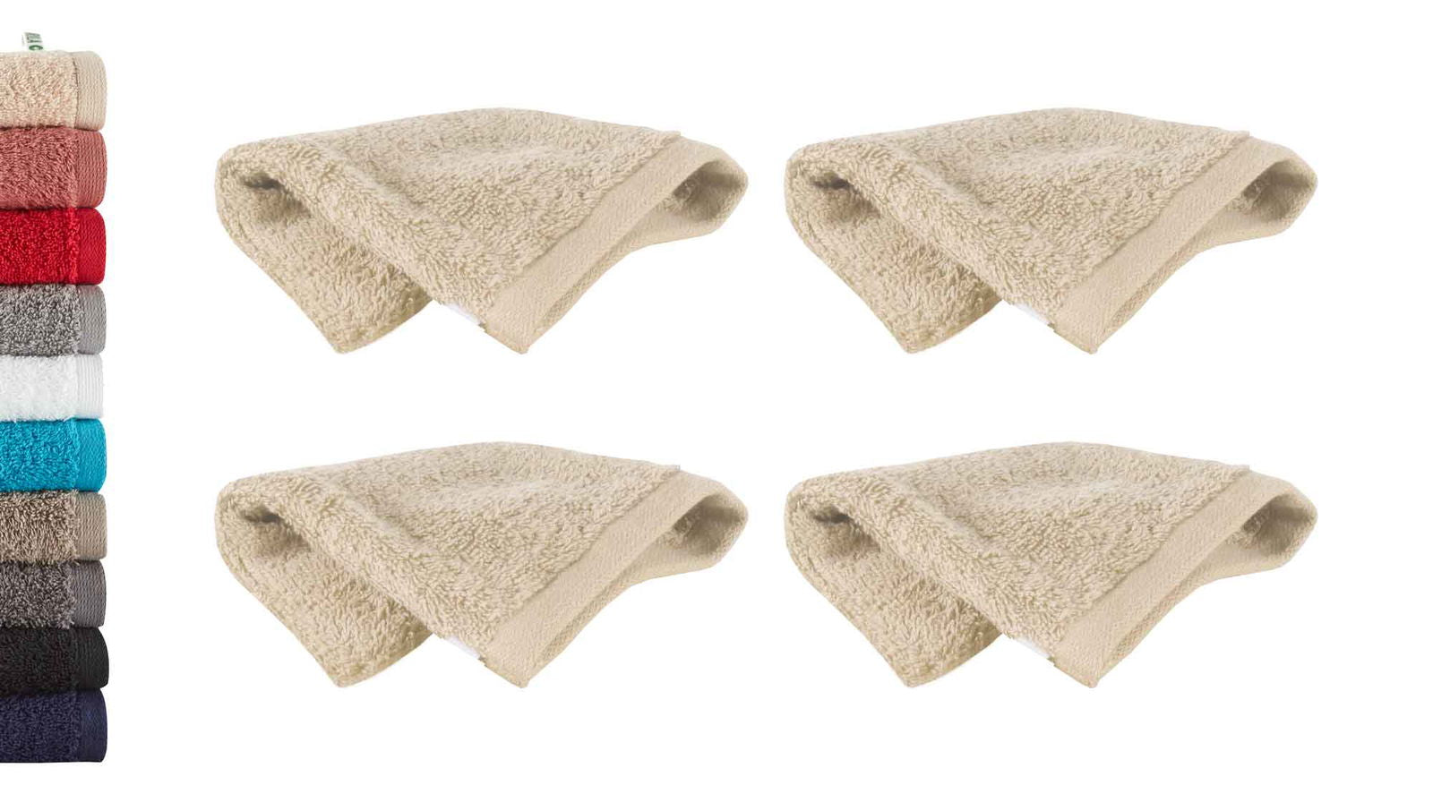 4er Set Waschhandschuhe Frottee »Montreal« 500 g/m² 100% Bio Baumwolle Made in Green 2020100-4er Beige Frottee 4er_Set_Waschhandschuhe_Frottee_Montreal_500_g-m_100_Bio_Baumwolle_Made_in_Green_2020100-4er_-_Gardinenbox.de_-_-3677246 | Gardinenbox.de