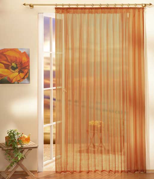 Gardinen Store Voile mit Kräuselband 610001