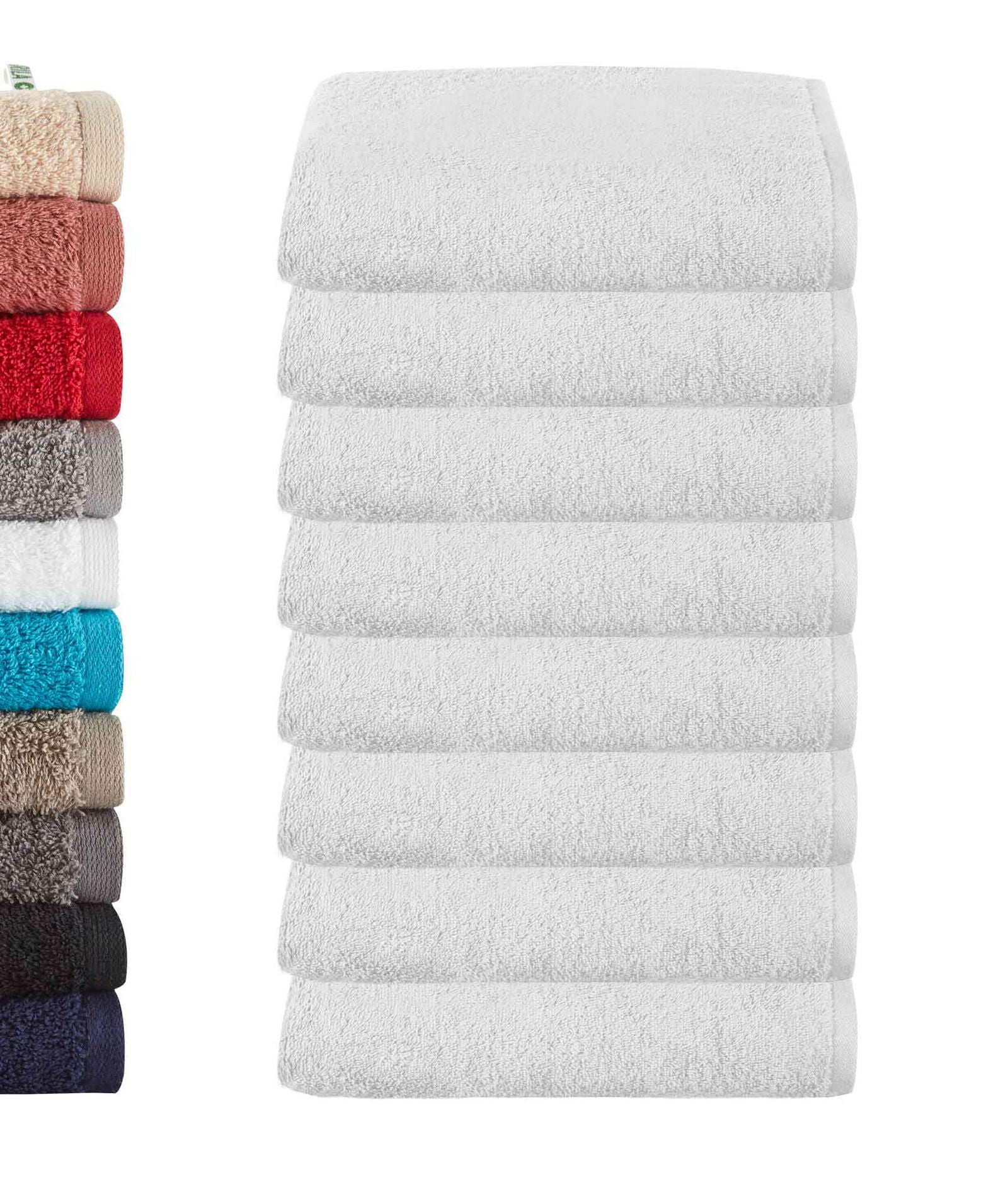 8er Set Handtücher Frottee »Montreal« 500 g/m² 100% Bio Baumwolle Made in Green 2020102-8 Weiß Frottee 8er_Set_Handtucher_Frottee_Montreal_500_g-m_100_Bio_Baumwolle_Made_in_Green_2020102-8_-_Gardinenbox.de_-_-3677674 | Gardinenbox.de