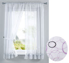 AURA Stickerei Gardinen Set 4 Tlg. Raffhalter Tunneldurchzug Gardinenband für Gardinenschienen 112230 Lila Scheibengardine AURA_Stickerei_Gardinen_Set_4_Tlg._Raffhalter_Tunneldurchzug_Gardinenband_fur_Gardinenschienen_112230_-_Gardinenbox.de_-_-3678308 | Gardinenbox.de