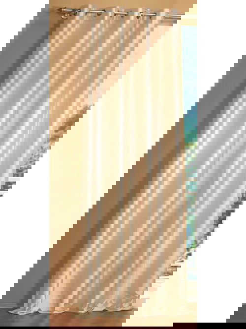 Attraktiver Ösen Deko Taft Vorhang, blickdicht und lichtdurchlässig, viele moderne Farben 20330 Sand Vorhang Attraktiver_Osen_Deko_Taft_Vorhang_blickdicht_und_lichtdurchlassig_viele_moderne_Farben_20330_-_Gardinenbox.de_-_-3677955 | Gardinenbox.de