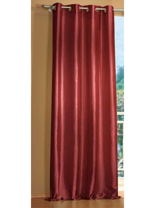Attraktiver Ösen Deko Taft Vorhang, blickdicht und lichtdurchlässig, viele moderne Farben 20330 Bordeaux Vorhang Attraktiver_Osen_Deko_Taft_Vorhang_blickdicht_und_lichtdurchlassig_viele_moderne_Farben_20330_-_Gardinenbox.de_-_-3677988 | Gardinenbox.de