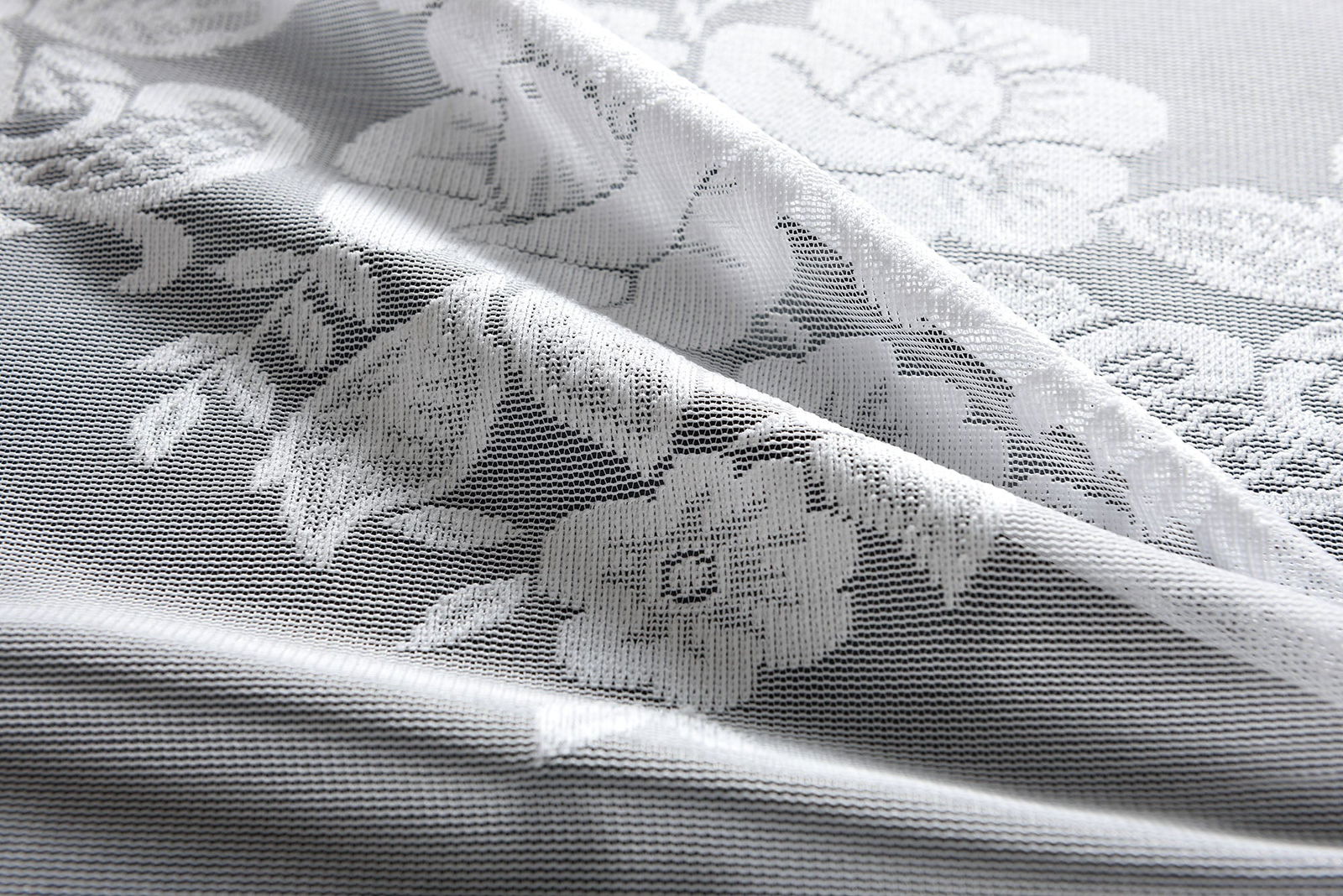 Bogenstore Gardine Jacquard , Blumenmuster Weiß Kräuselband Universalband Faltenband Store 13140 Gardinenstore Bogenstore_Gardine_Jacquard_Blumenmuster_Weiss_Krauselband_Universalband_Faltenband_Store_13140_-_Gardinenbox.de_-_-3678735 | Gardinenbox.de