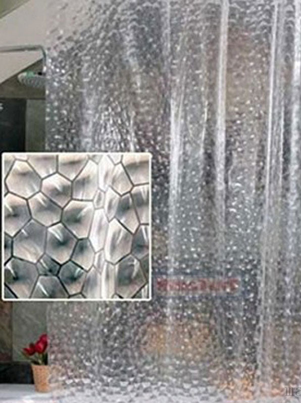 Duschvorhang EVA Badezimmer Dusche Vorhang Wasserabweisend Wasserdicht Shower Curtain 0110 3D Struktur 180x180 cm Duschvorhang Duschvorhang_EVA_Badezimmer_Dusche_Vorhang_Wasserabweisend_Wasserdicht_Shower_Curtain_0110_-_Gardinenbox.de_-_-3679037 | Gardinenbox.de