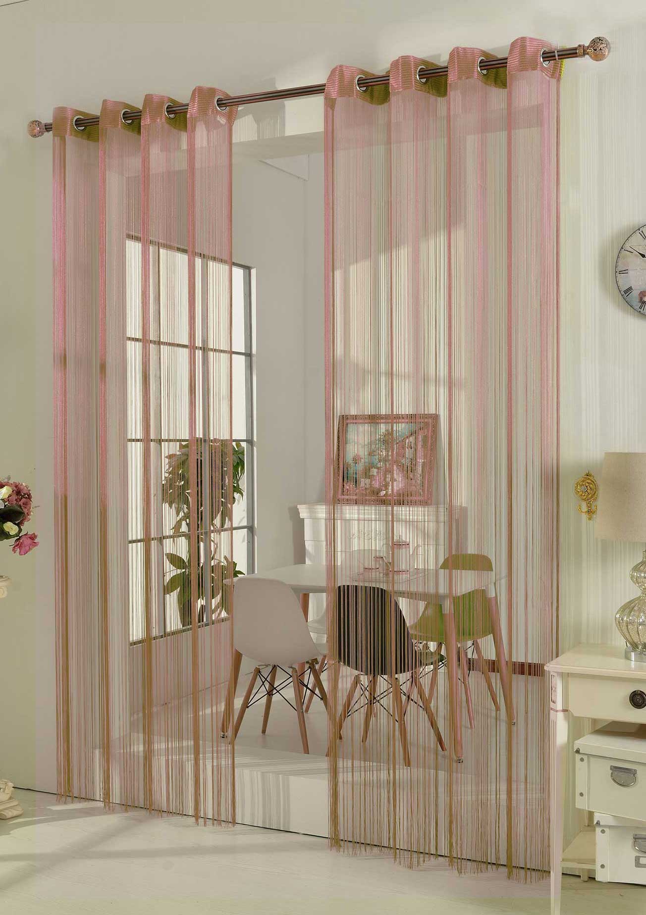 Fadengardine Fadenstore Vorhang mit Ösen Raumteiler 140 x 250 cm 20304 Rosa Fadengardine Fadengardine_Fadenstore_Vorhang_mit_Osen_Raumteiler_140_x_250_cm_20304_-_Gardinenbox.de_-_-3679335 | Gardinenbox.de