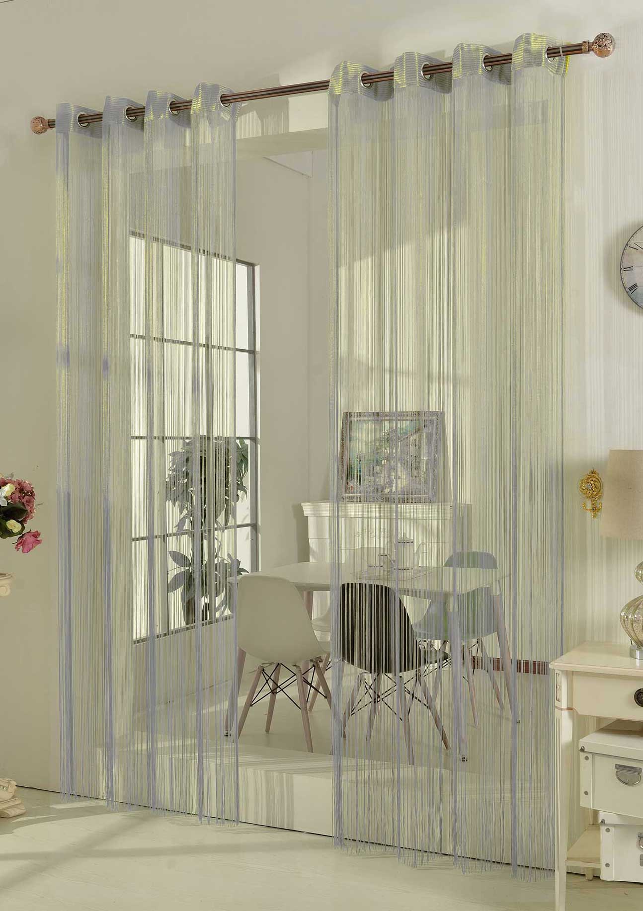 Fadengardine Fadenstore Vorhang mit Ösen Raumteiler 140 x 250 cm 20304 Grau Fadengardine Fadengardine_Fadenstore_Vorhang_mit_Osen_Raumteiler_140_x_250_cm_20304_-_Gardinenbox.de_-_-3679373 | Gardinenbox.de