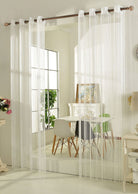 Fadengardine Fadenstore Vorhang mit Ösen Raumteiler 140 x 250 cm 20304 Weiß Fadengardine Fadengardine_Fadenstore_Vorhang_mit_Osen_Raumteiler_140_x_250_cm_20304_-_Gardinenbox.de_-_-3679568 | Gardinenbox.de