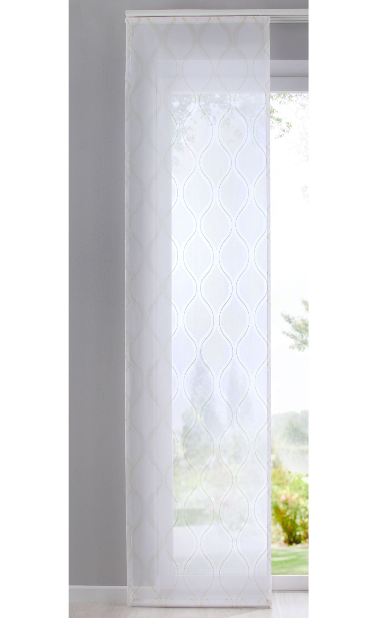 Flächenvorhang »Adiyaman« Wellen Musterung Schiebegardine Raumteiler Linien Wohnzimmer 10000306 Creme Schiebegardine Flachenvorhang_Adiyaman_Wellen_Musterung_Schiebegardine_Raumteiler_Linien_Wohnzimmer_10000306_-_Gardinenbox.de_-_-3680150 | Gardinenbox.de