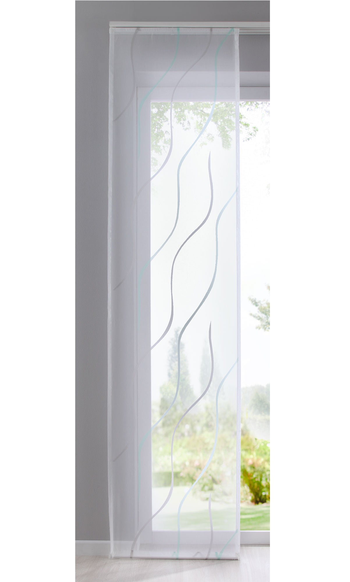 Flächenvorhang »Artvin« Linen Muster Schiebegardine Raumteiler Linien Wohnzimmer Jacquard Voile 10000314 Hellblau Mint Schiebegardine Flachenvorhang_Artvin_Linen_Muster_Schiebegardine_Raumteiler_Linien_Wohnzimmer_Jacquard_Voile_10000314_-_Gardinenbox.de_-_-3680355 | Gardinenbox.de