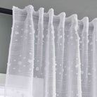 Gardine  HxB 245x145 cm Natur Pompom »VALENCIA« Multiband Aufhängung Scherli Transparent Leinen-Optik 2023400 - Gardinenbox.de - 